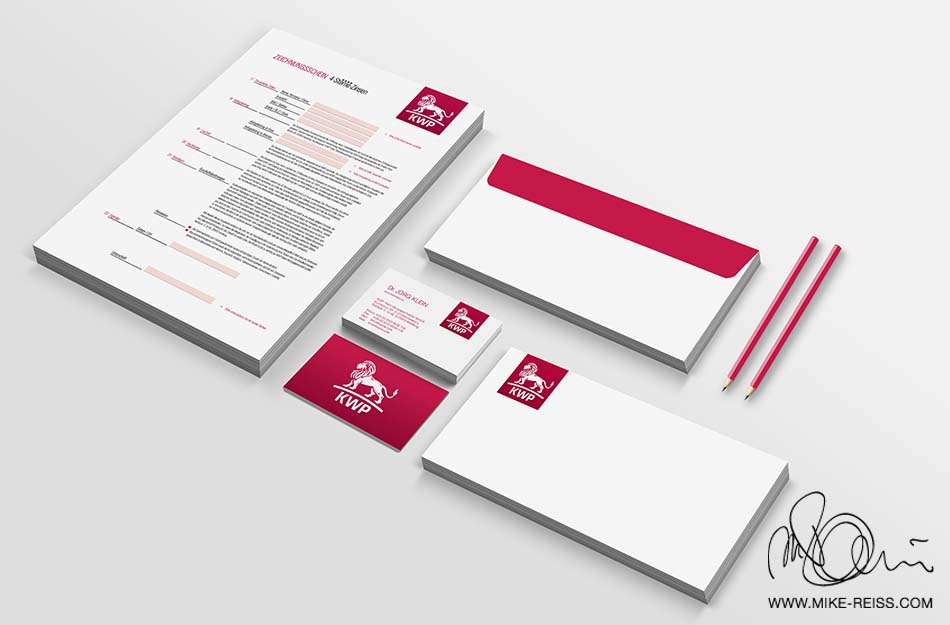 Corporate Design mit Briefpapier und Visitenkarten